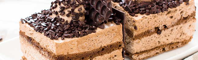 Cake by the slice at The Cider Mill