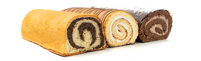 Signature Swiss rolls at The Cider Mill